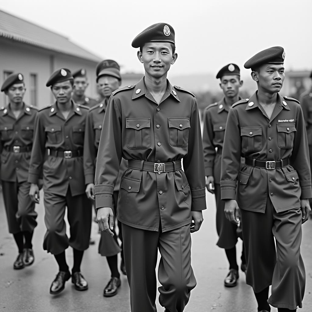 Ảnh các chàng trai trẻ trong ngày đầu nhập ngũ, chia tay gia đình để bước vào quân ngũ